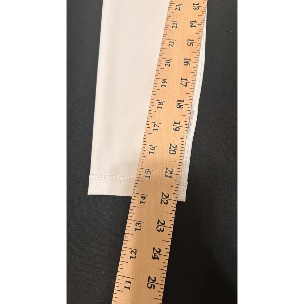 Athleta Ultra High Rise Elation 7/8 Tight Leggings White Small Petite SP - Picture 7 of 7
